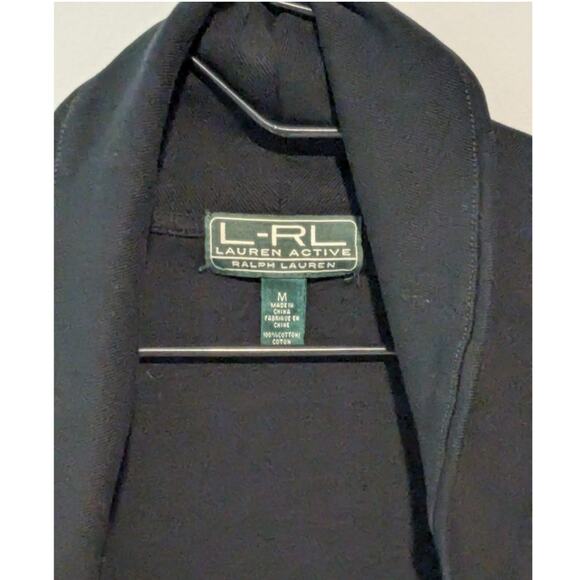 Lauren Active By Ralph Lauren Women's Black Cardigan - Picture 2 of 5
